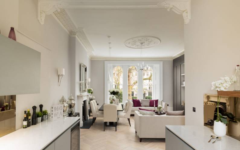 Interior design – 22 Kensington Gardens Square